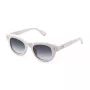 Óculos de sol de mulher FURLA SFU986-480816, armação Havana, lentes castanhas degradê, 48/20/140 mm