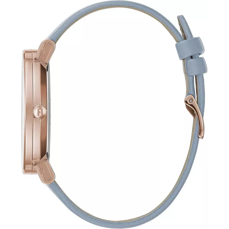 FURLA relógio de pulso de mulher Arco Chain WW00003005L3 38 mm ouro rosa aço inoxidável