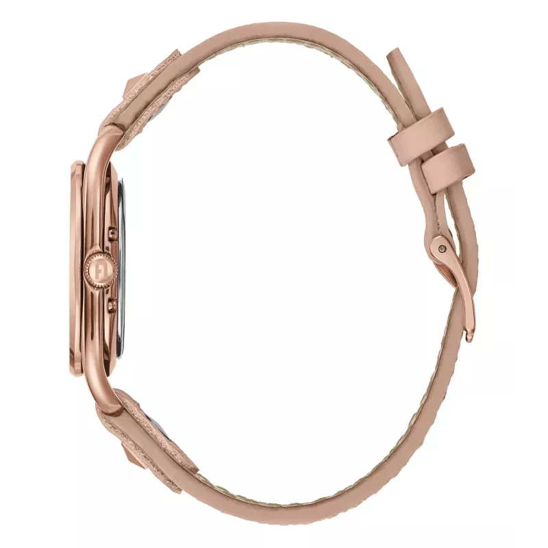 FURLA Mulher Relógio de pulso Arco Chain WW00008003L3 - 24 mm Aço inoxidável tom ouro rosa