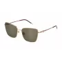 Óculos de sol de mulher em forma de olho de gato FURLA SFU714-580300 Preto/Cinzento 58mm