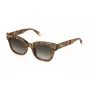 Óculos de sol de mulher FURLA SFU814-520V83 castanho Havana borboleta 52mm