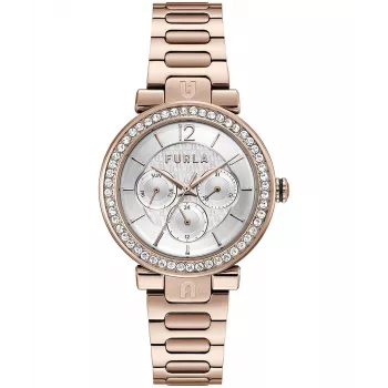 Relógio de mulher FURLA WW00011007L3 38mm quartzo aço inoxidável e pele