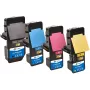 G&G 20891 toner 4-pack substituição preto, ciano, magenta, amarelo