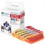 G&G conjunto de 5 cartuchos Canon PGI-580/ CLI-581 BK/C/M/Y+PhotoBK