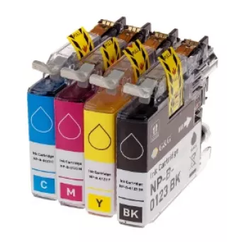 Pack de 4 tinteiros compatíveis G&G High Yield para HP 364XL - preto, ciano, magenta, amarelo GP-H364XLBKCMY-4P