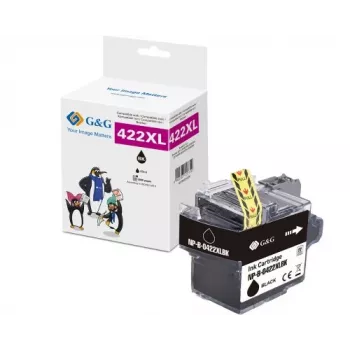 Tinteiro compatível G&G preto para Brother LC422XLBK (3000 páginas) 20584