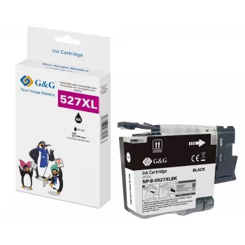 G&G Compatível Brother LC527XLBK Cartucho de tinta preto High Yield (3000 páginas) 22061