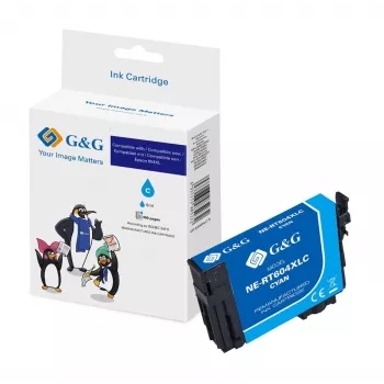 G&G Cartucho de tinta ciano compatível substituto para Epson 604XL (20549)
