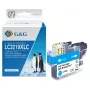 G&G Cartucho de tinta compatível para Brother LC-3219C ciano (13992) – 1500 páginas de rendimento