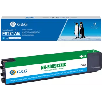Cartucho de tinta compatível G&G HP 973X ciano alto rendimento NH-R00973XLC