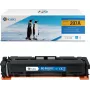 Cartucho de toner compatível G&G para HP 207A / W2211A (ciano)