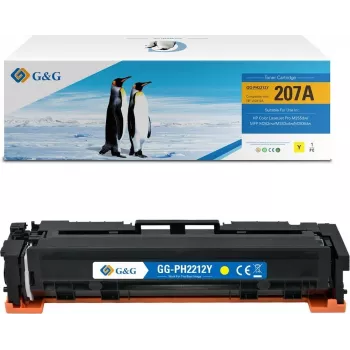 Cartucho de toner compatível G&G para HP 207A / W2212A (ciano)