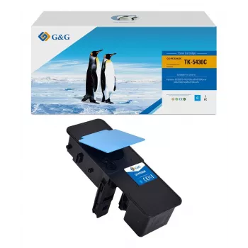 G&G Tinteiro compatível para Kyocera TK-5430C ciano (20445)