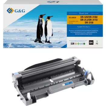 Unidade de tambor G&G compatível com Brother DR-3100