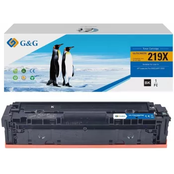 Cartucho de toner compatível G&G GG-PH2190XFBK preto alto rendimento substituto de HP 219X W2190X