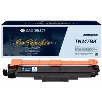 Cartucho de toner compatível G&G GS-BTN247K para Brother TN-247BK (preto, 3.000 páginas de rendimento)