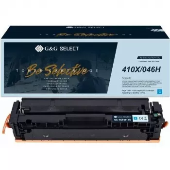 G&G GS-HCF411XU tinteiro de toner compatível ciano alto rendimento (HP 410X / CF411X)