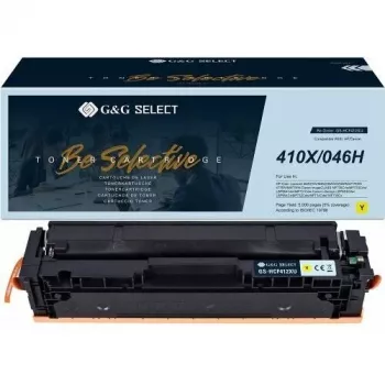 G&G GS-HCF412XU Cartucho de toner compatível amarelo (HP 412X / CF412X) - 9.000 páginas