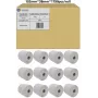 Rolos de etiquetas G&G compatíveis com Zebra 800264-155, branco, 102 x 38 mm, 12 x 1790 etiquetas (19802)