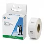 G&G Etiquetas 25mm x 54mm Preto sobre Branco Compatível com Dymo 11352 / S0722520