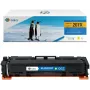 Cartucho de toner compatível G&G NT-PH2212XY amarelo alta capacidade para HP 207X / W2212X