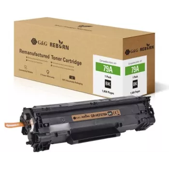G&G Reborn Cartucho de toner compatível com HP 79A / CF279A (21239) – preto, 1.000 páginas