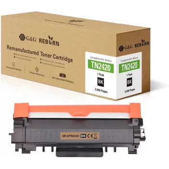 Toner G&G Reborn compatível com Brother TN-2420 (preto, 3.000 páginas)