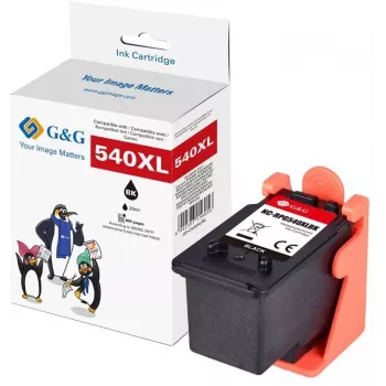 Tinteiro compatível G&G XL de alto rendimento para Canon PG-540XL (preto, 600 páginas) - 14689
