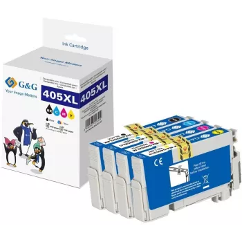 Tinteiros G&G XL pack de 4 para Epson 405XL MP BK/C/M/Y (18594)
