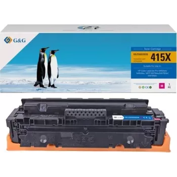 Cartucho de toner XL G&G compatível com HP 415X / W2033X - magenta, 6.000 páginas