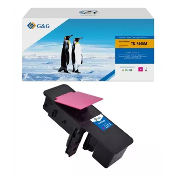 Cartucho de toner XL G&G compatível com Kyocera TK-5440M magenta (20450)