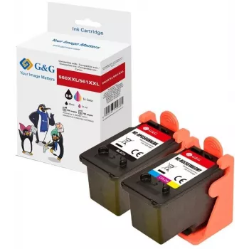 Conjunto de cartuchos de tinta compatíveis G&G XXL para Canon PG-560XL/CL-561XL (20635)