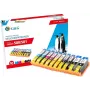 Conjunto de 10 cartuchos de tinta G&G XXL para Canon PGI-580/CLI-581