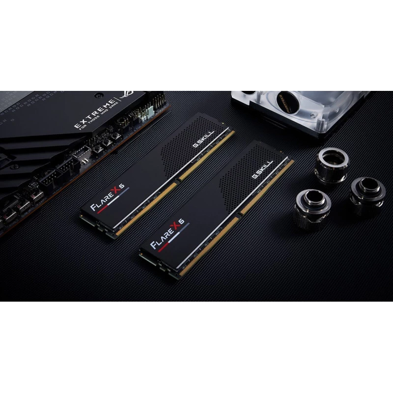 Kit de memória desktop G.Skill Flare X5 256 GB (4 x 64 GB) DDR5-6000 CL34 - Preto mate