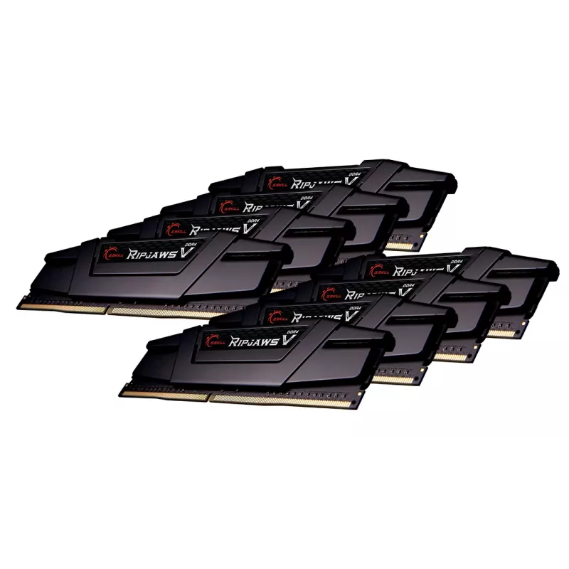 G.Skill Ripjaws V 256GB (8x32GB) DDR4 3600MHz CL18 kit de memória para desktop