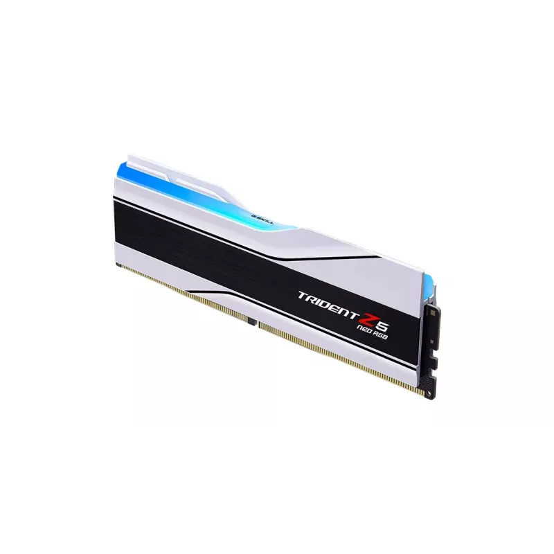 G.Skill Trident Z5 Neo RGB 48 GB (2x 24 GB) DDR5-6400 CL32 Branco AMD EXPO Kit de memória F5-6400J3239F24GX2-TZ5NRW