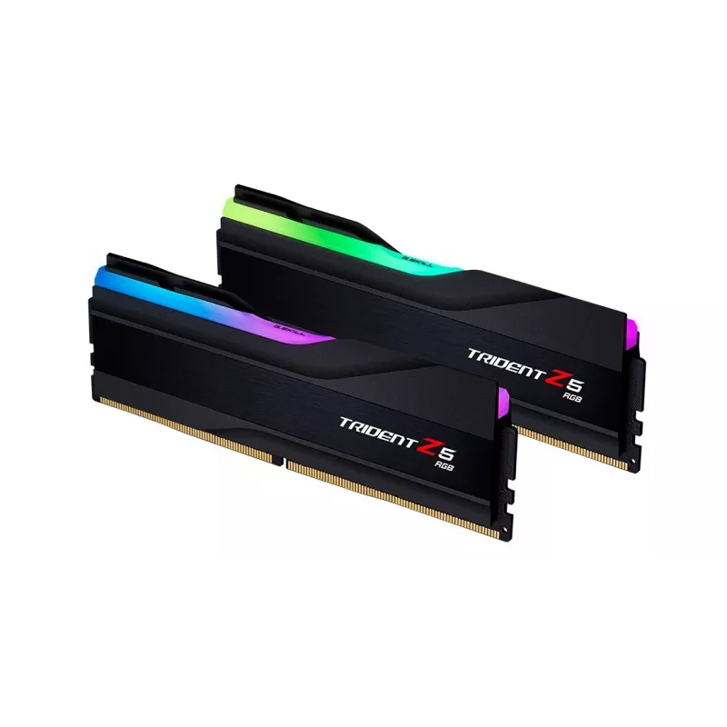 Kit de memória desktop G.Skill Trident Z5 RGB 96GB (2x48GB) DDR5 6000 MT/s CL30 1.35V 288-pin DIMM - Preto