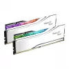 G.Skill Trident Z5 Royal RGB 48GB (2x24GB) DDR5-8400 CL40 Kit de memória para PC de secretária - prateado polido