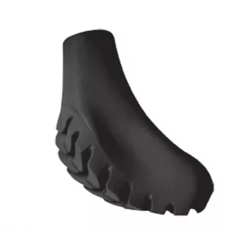 Gabel Pontas de Bastão Nordic Walking Walking Pad XXL Hard 05/27, Preto (Par)