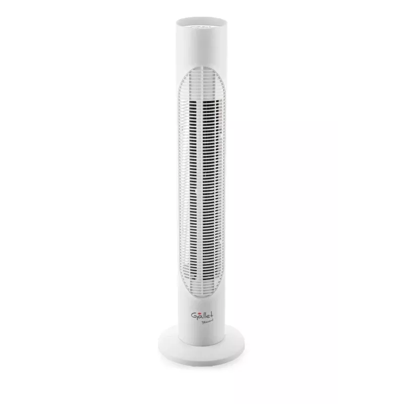 Gallet GALVEN82T Ventilador de torre 45W 23cm 3 velocidades oscilação comando à distância branco
