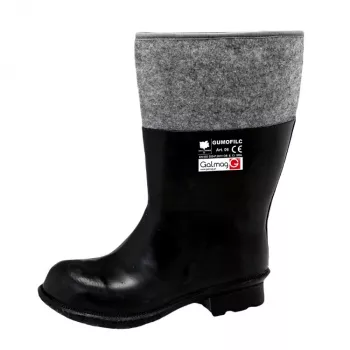 GALMAG botas de trabalho em feltro e borracha 06 tamanho 41 cinzento/preto