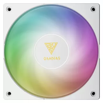 GAMDIAS NOTUS M1-1201 WH ventoinha de caixa ARGB PWM 120mm
