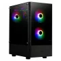GAMDIAS Talos E3 caixa Midi-Tower ATX RGB com painel lateral em vidro temperado (preto)
