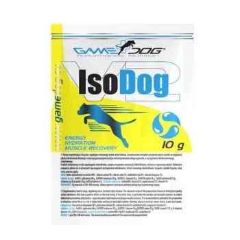 GAME DOG IsoDog suplemento alimentar isotónico para cães – saqueta de pó de 10 g