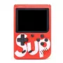 GameBox R1 consola retro portátil de 8 bits com 400 jogos, LCD de 3 polegadas, cabo TV-RCA, vermelho