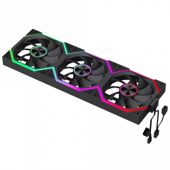 Ventoinha de caixa Gamemax FN12A-N2 WL Preto