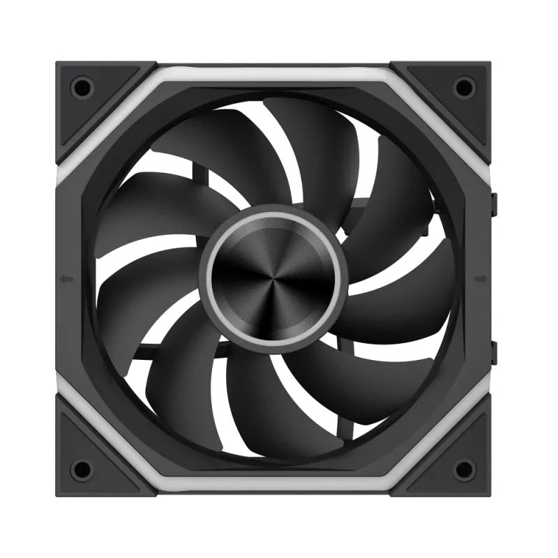 Ventoinha de caixa Gamemax FN12A-N2 WL Preto