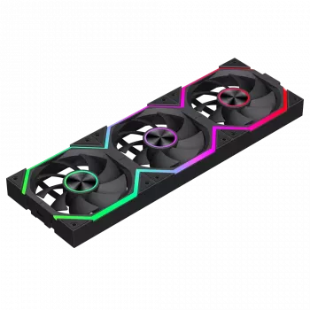 Ventoinha de caixa Gamemax FN12A-N2 WL Preto