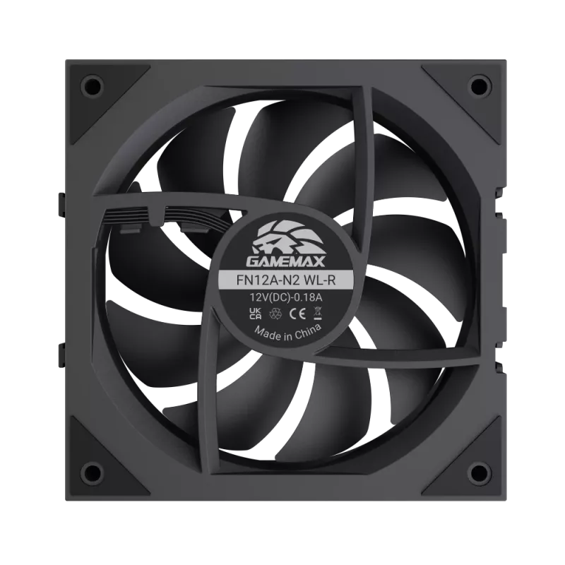Ventoinha de caixa Gamemax FN12A-N2 WL-R Preto