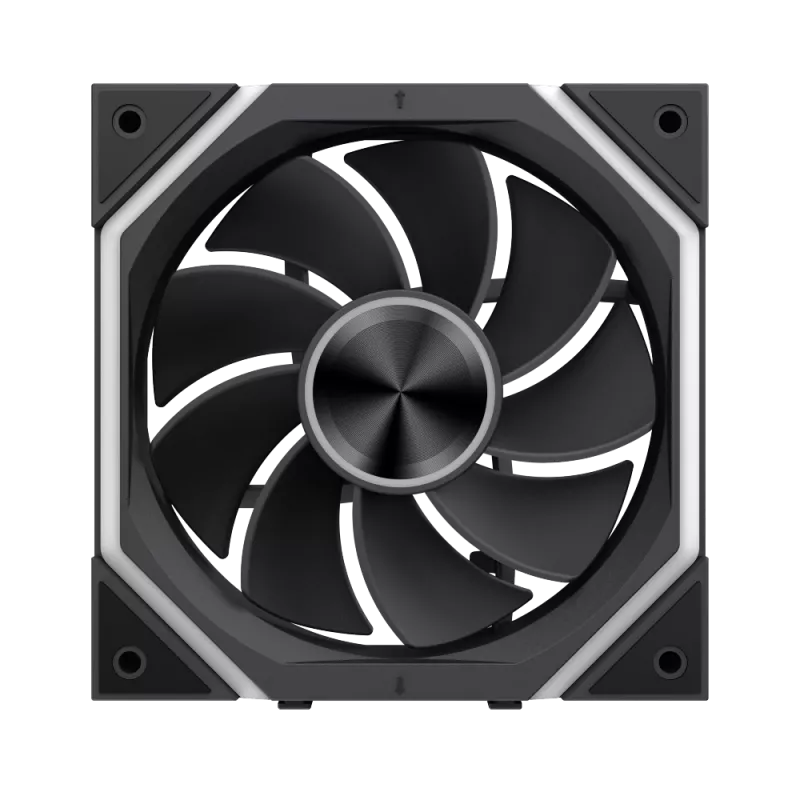 Ventoinha de caixa Gamemax FN12A-N2 WL-R Preto